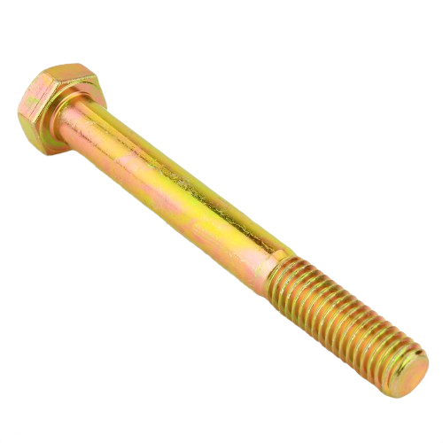 Gold-toned metal cap screw with partially threaded shaft for John Deere parts and home improvement collections under $50