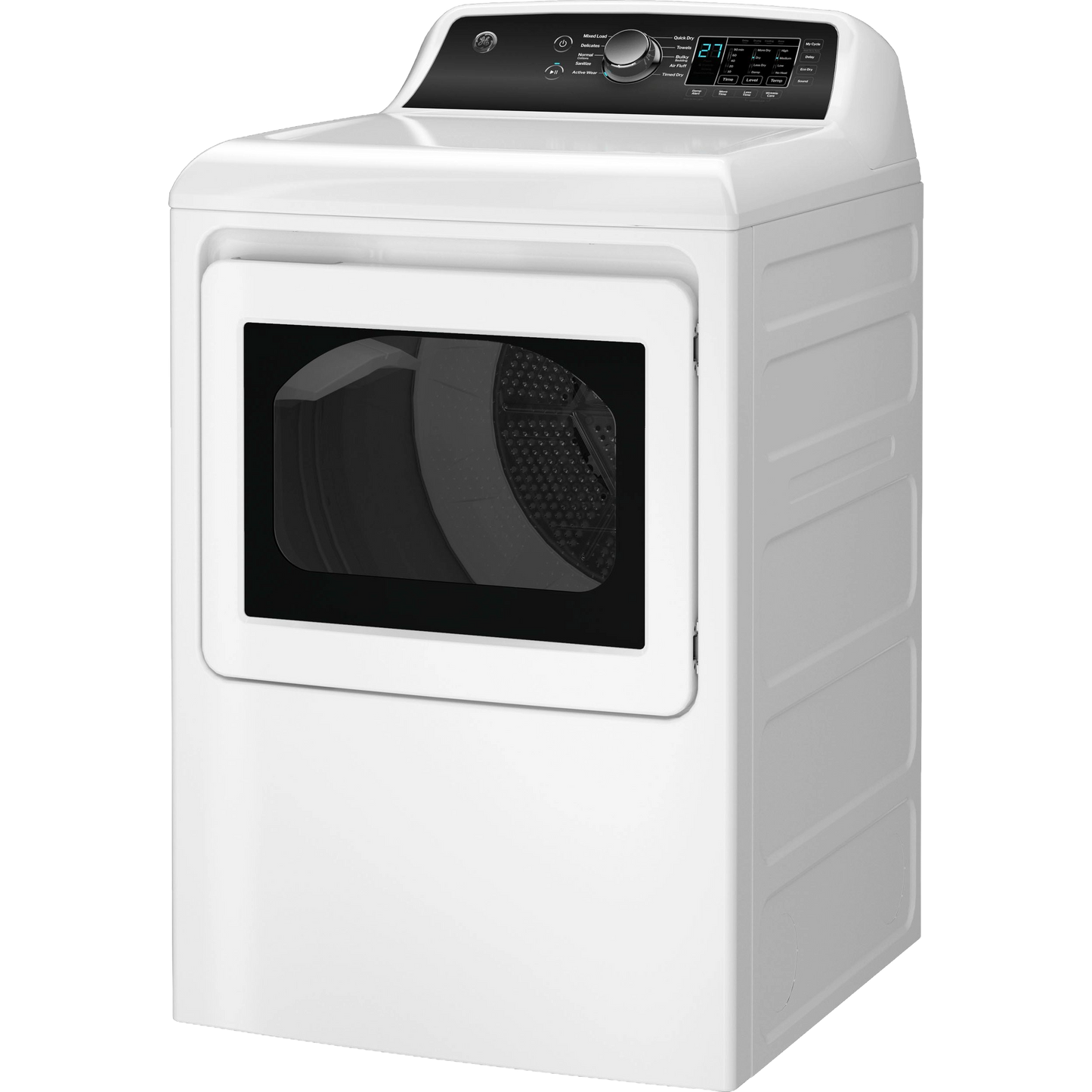 GE® 7.4 cu. ft. Capacity Gas Dryer with Up To 120 ft. Venting and Sensor Dry