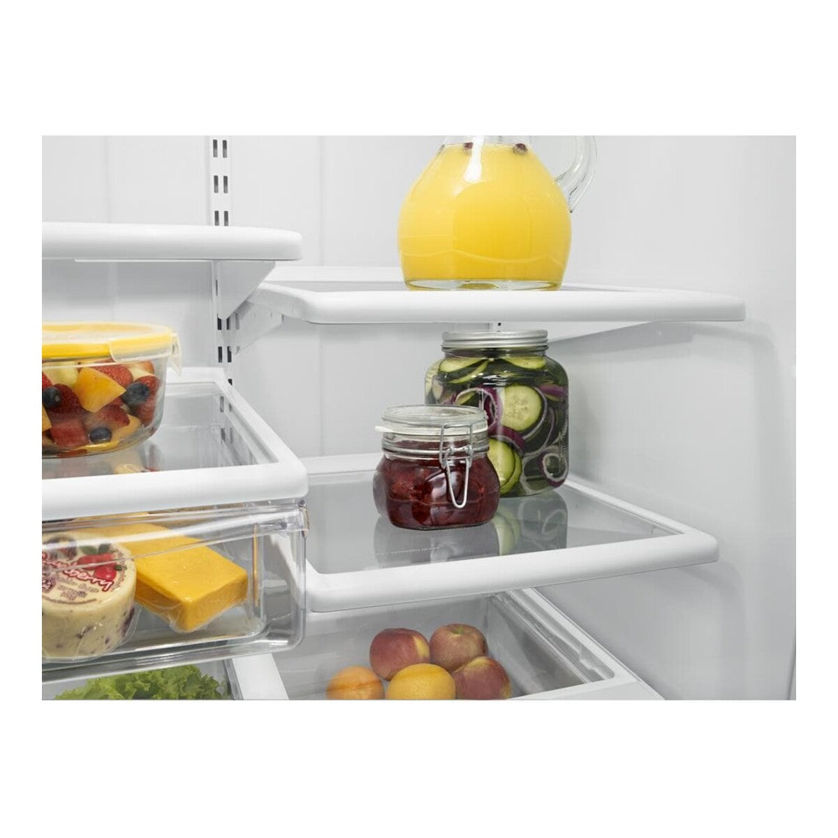 33-inches wide Bottom-Freezer Refrigerator with SpillGuard™ Glass Shelves - 22 cu. ft