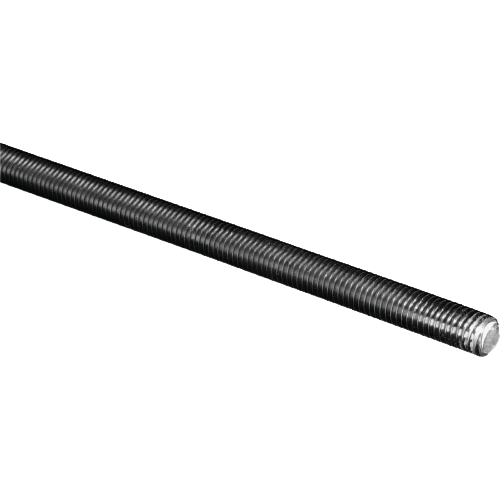 Metallic threaded rod with corrosion-resistant finish for hardware and home improvement projects under $50 collection