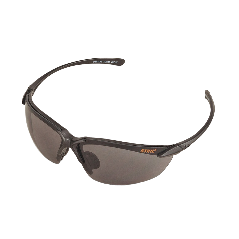 Protective smoke lens glasses with lightweight frame designed for tools and home improvement tasks