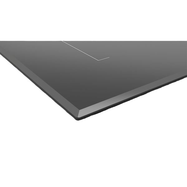Dark gray induction cooktop surface with smooth finish designed for modern kitchen and cooktop appliance collections