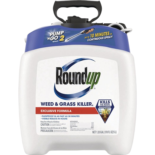 1.33-gallon exclusive formula weed and grass killer container for lawn care and garden maintenance under $50