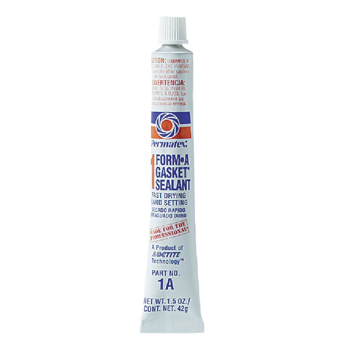 Tube of Permatex fast drying gasket sealant for home improvement and tools applications