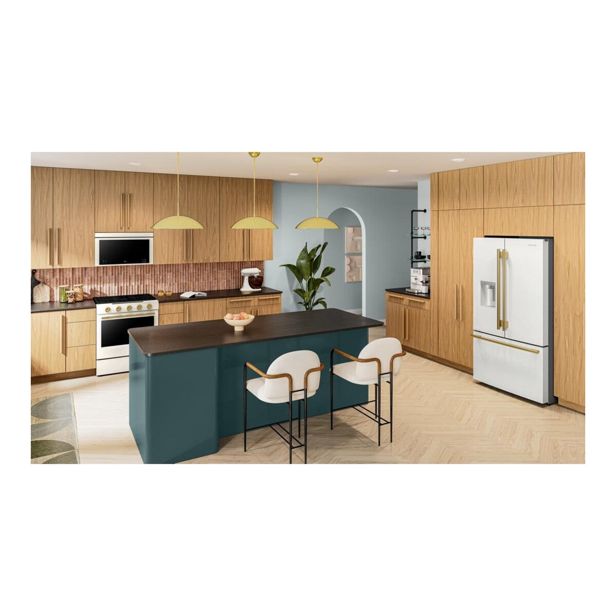 Multifunction Over-the-Range Microwave Oven with Flush Built-In Design