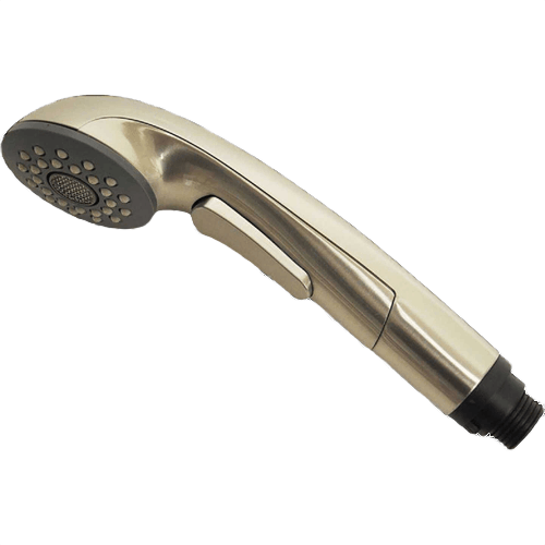 Brushed nickel kitchen sink spray head with center pullout design for plumbing and repair under $50 collection