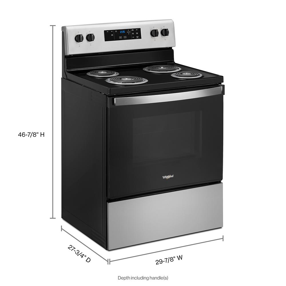 4.8 cu. ft. Electric Range with Keep Warm setting