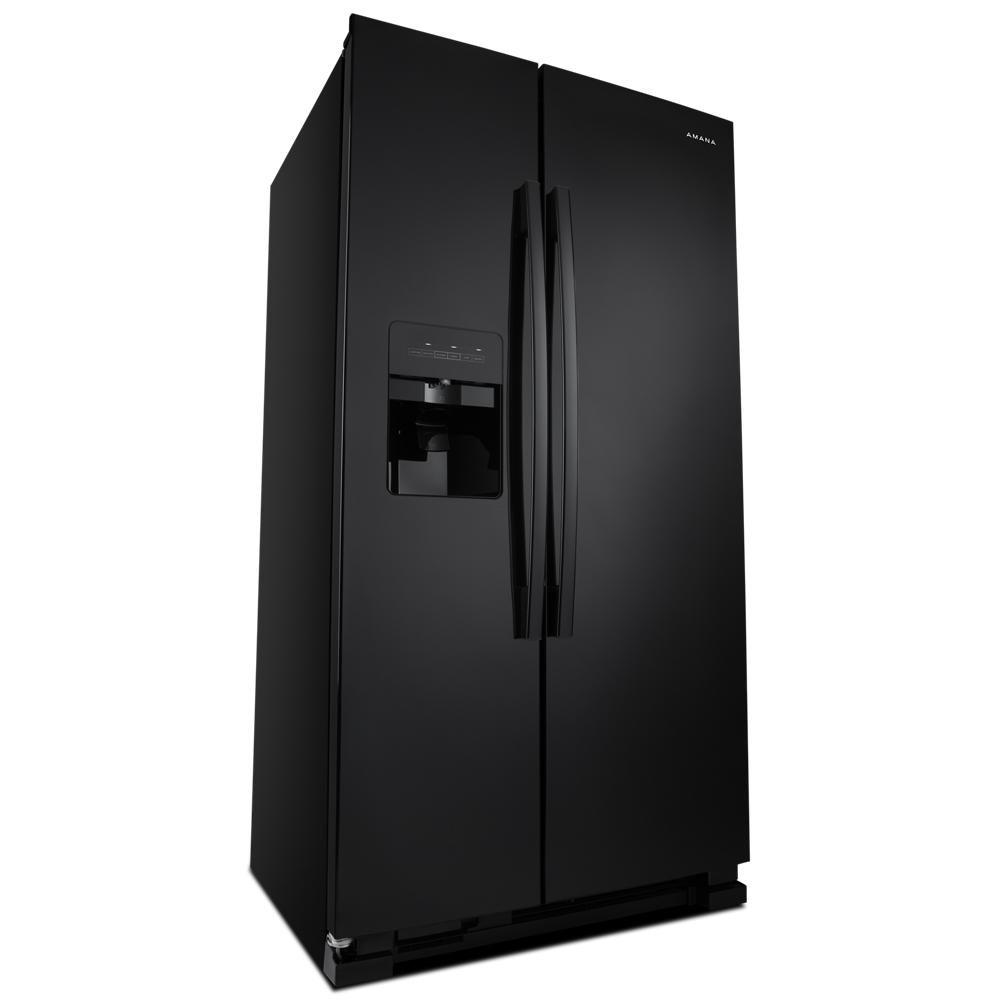 33-inch Side-by-Side Refrigerator with Dual Pad External Ice and Water Dispenser