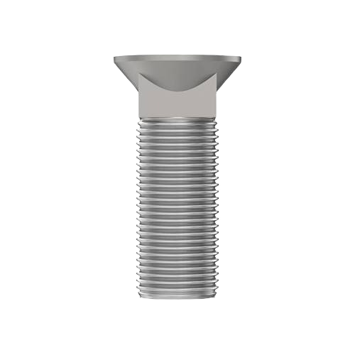 Steel plow bolt with square neck and threaded shaft for John Deere hardware in nuts, bolts & washers collection