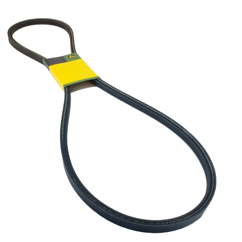 Black rubber rotary broom drive belt with branded packaging for automotive and mechanic tool use