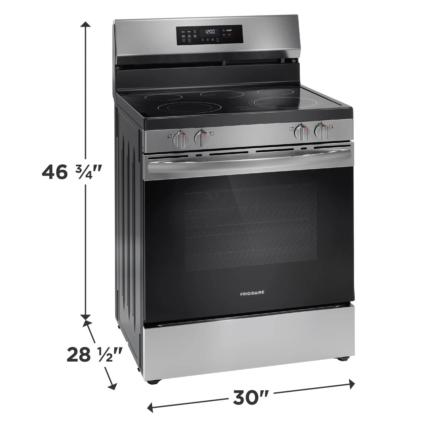 30" Electric Range with Air Fry