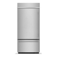 20.8 Cu. Ft. 36-Inch Built-In Bottom Mount Refrigerator with Right Door Swing and Signature Platinum Interior in PrintShield® Stainless Steel