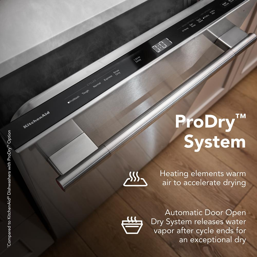 KitchenAid® Third Level Utensil Rack Dishwasher with 30+ Total Wash Jets in PrintShield Finish 47 dBA