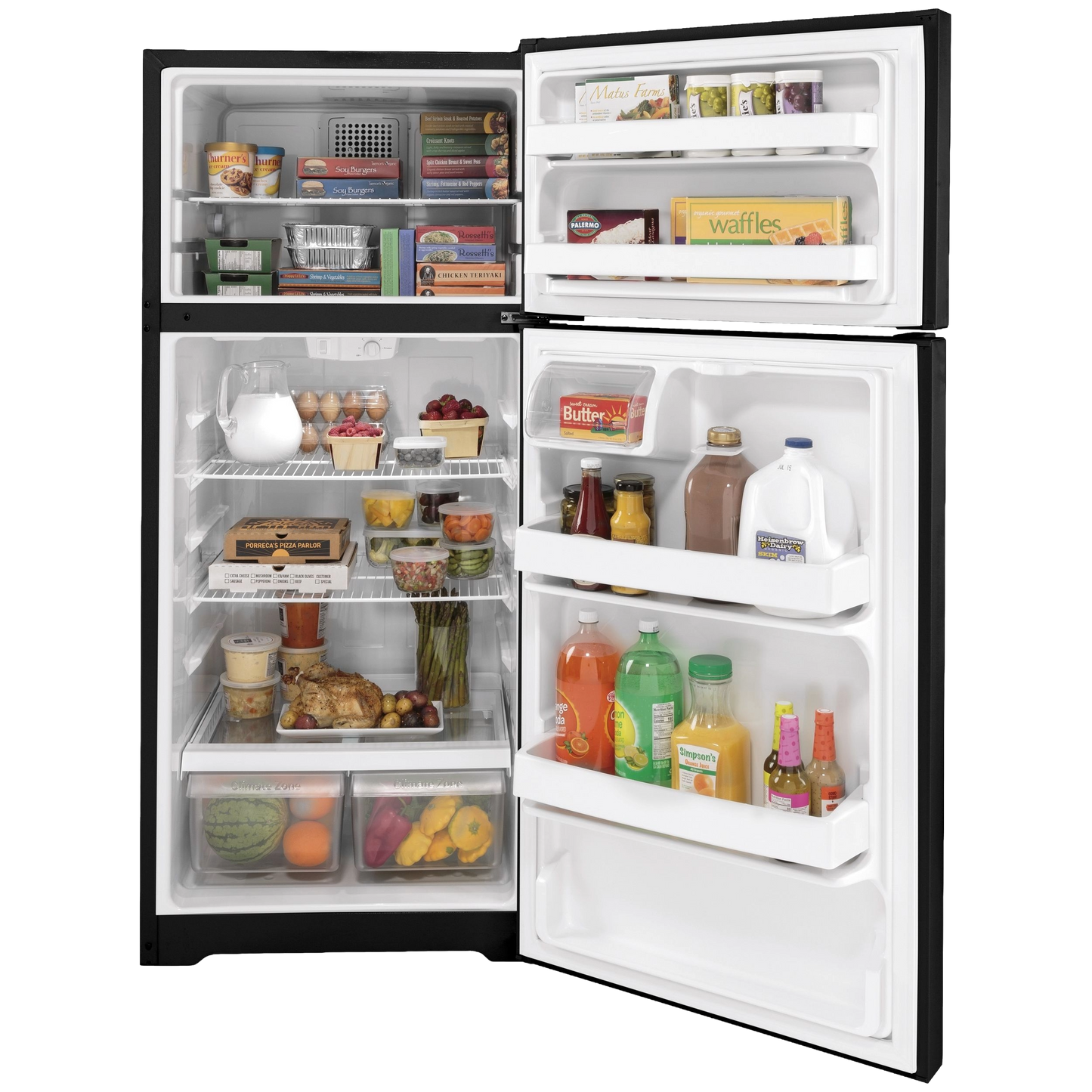 GE® ENERGY STAR® 16.6 Cu. Ft. Top-Freezer Refrigerator