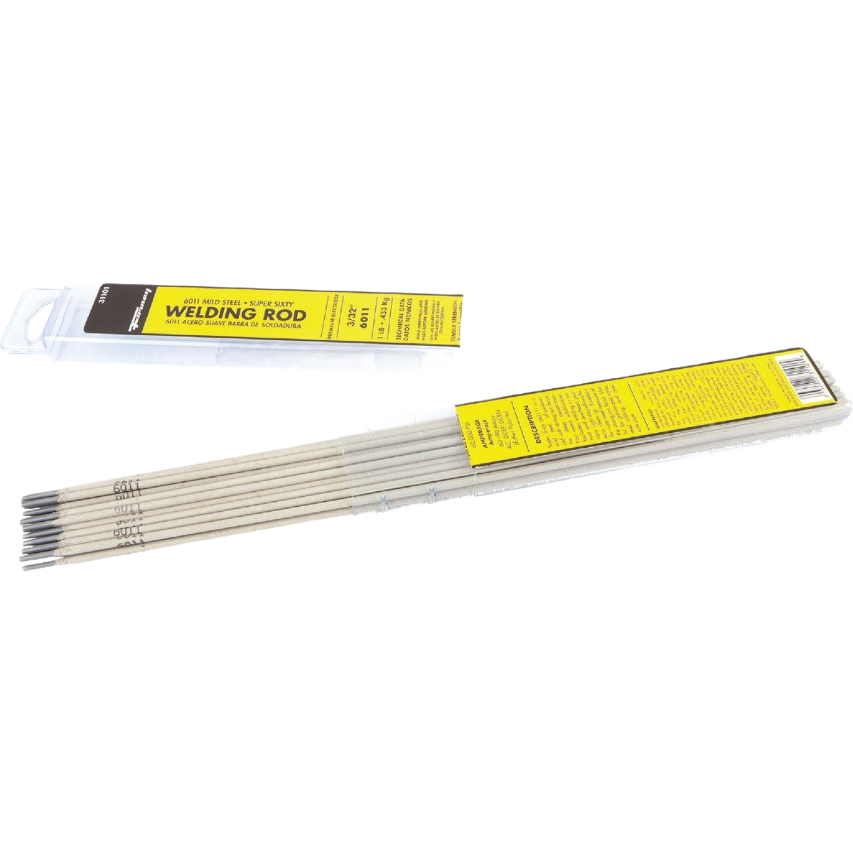 Forney Mild Steel Deep Penetration Electrode, 3/32 In.