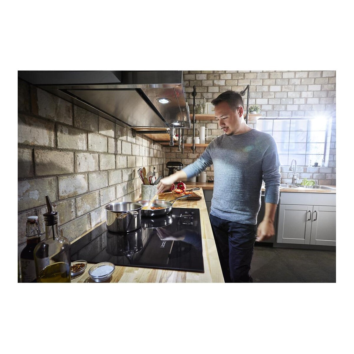 30" Electric Cooktop with 5 Elements and Touch-Activated Controls
