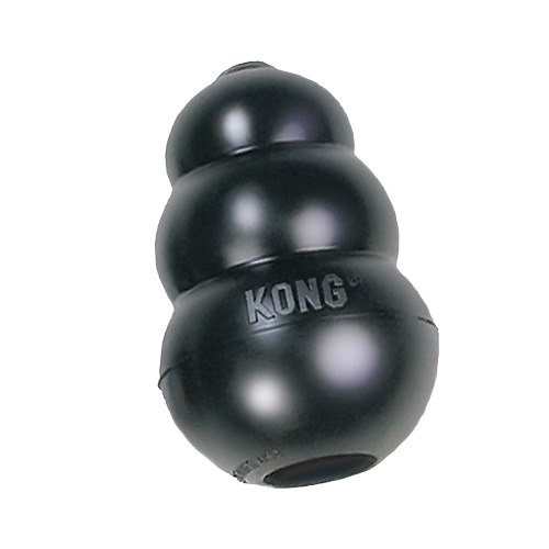 Durable black rubber chew toy shaped in rounded tiers for dogs in pet and toy supplies collections under $50