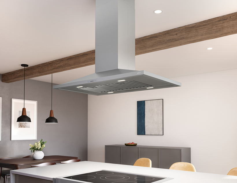 Anzio Island Hood 42" LED 600 CFM ACT