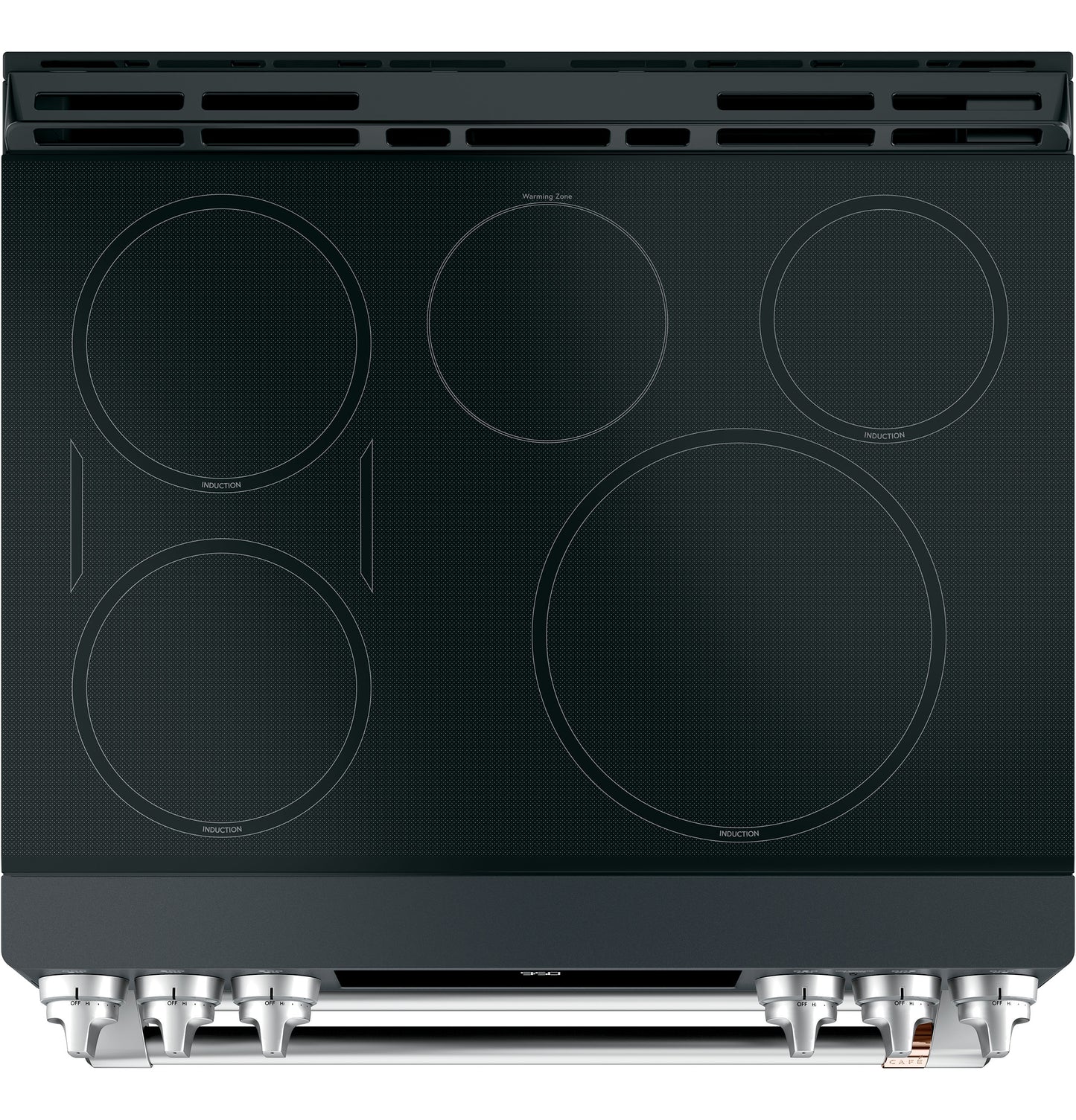 CAFÉ™ 30" Smart Slide-In, Front-Control, Induction and Convection Double-Oven Range