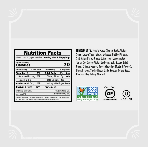 Rufus Teague Touch O' Heat BBQ Sauce, 15.25 oz.