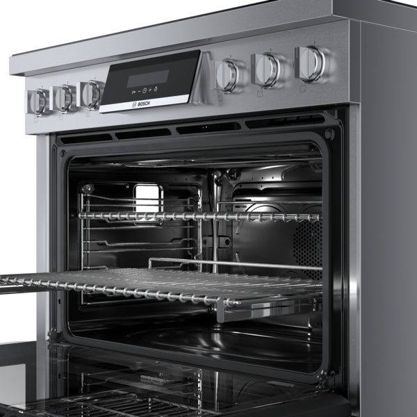 800 Series, Induction freestanding range, 36'', Stainless Steel