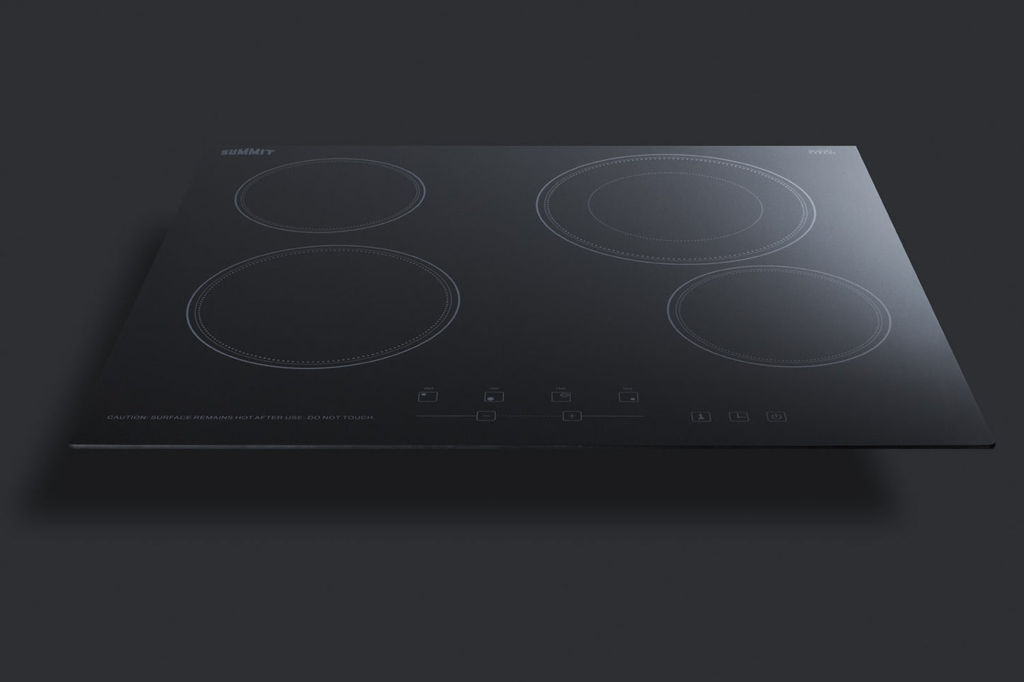 24" Wide 230V 4-Burner Radiant Cooktop