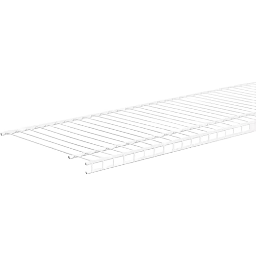 ClosetMaid SuperSlide 4' W. x 12" D. Ventilated Closet Shelf, White