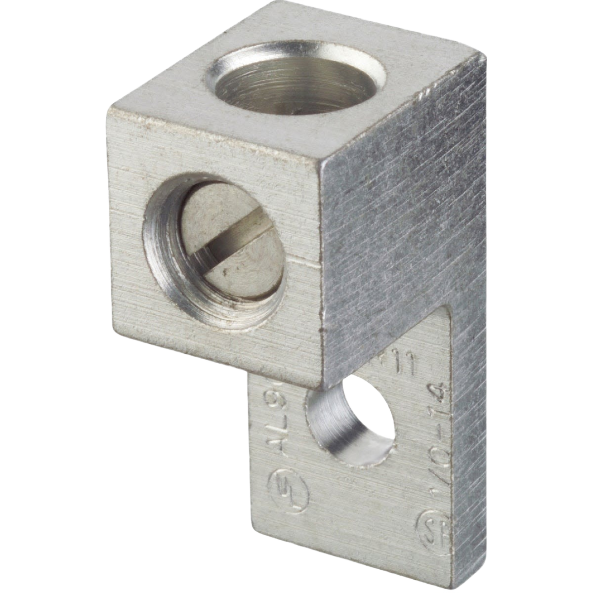 Aluminum lug terminal block with screw clamp for electrical wiring in home improvement projects
