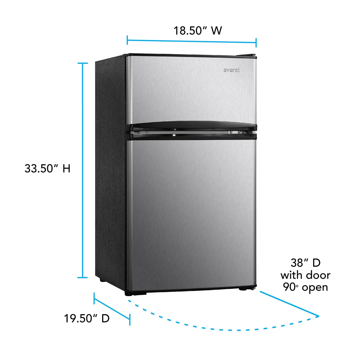 Avanti 3.1 cu. ft. Compact Refrigerator - White