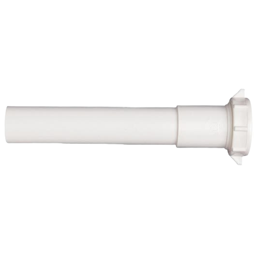 Do it Best 1-1/4 in. x 6 in. White Plastic Extension Tube