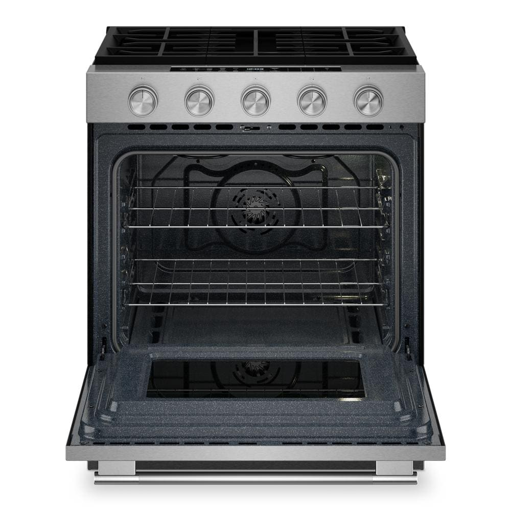 5.0 Cu. Ft. Smart Slide-in Gas Range with Convection Cooking Modes