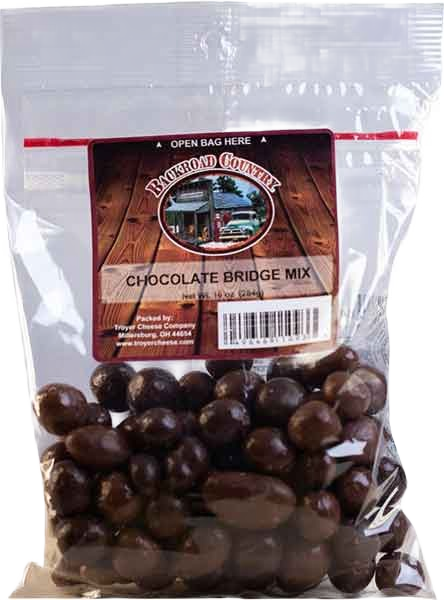 Clear resealable bag of Backroad Country chocolate covered mix in Chips & Snacks and Food & Beverage collections