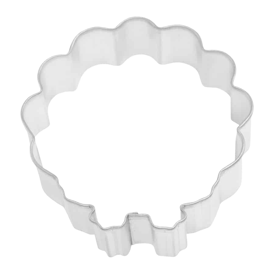 Metal turkey-shaped cookie cutter in tinplated steel for baking and kitchen gadget use under $25 collections