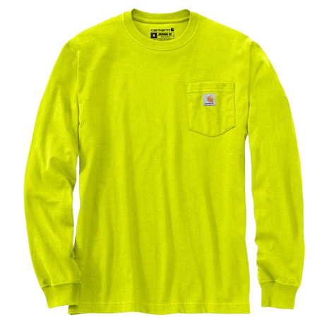 Carhartt Men's Loose Fit Heavyweight Long-Sleeve Pocket T-Shirt