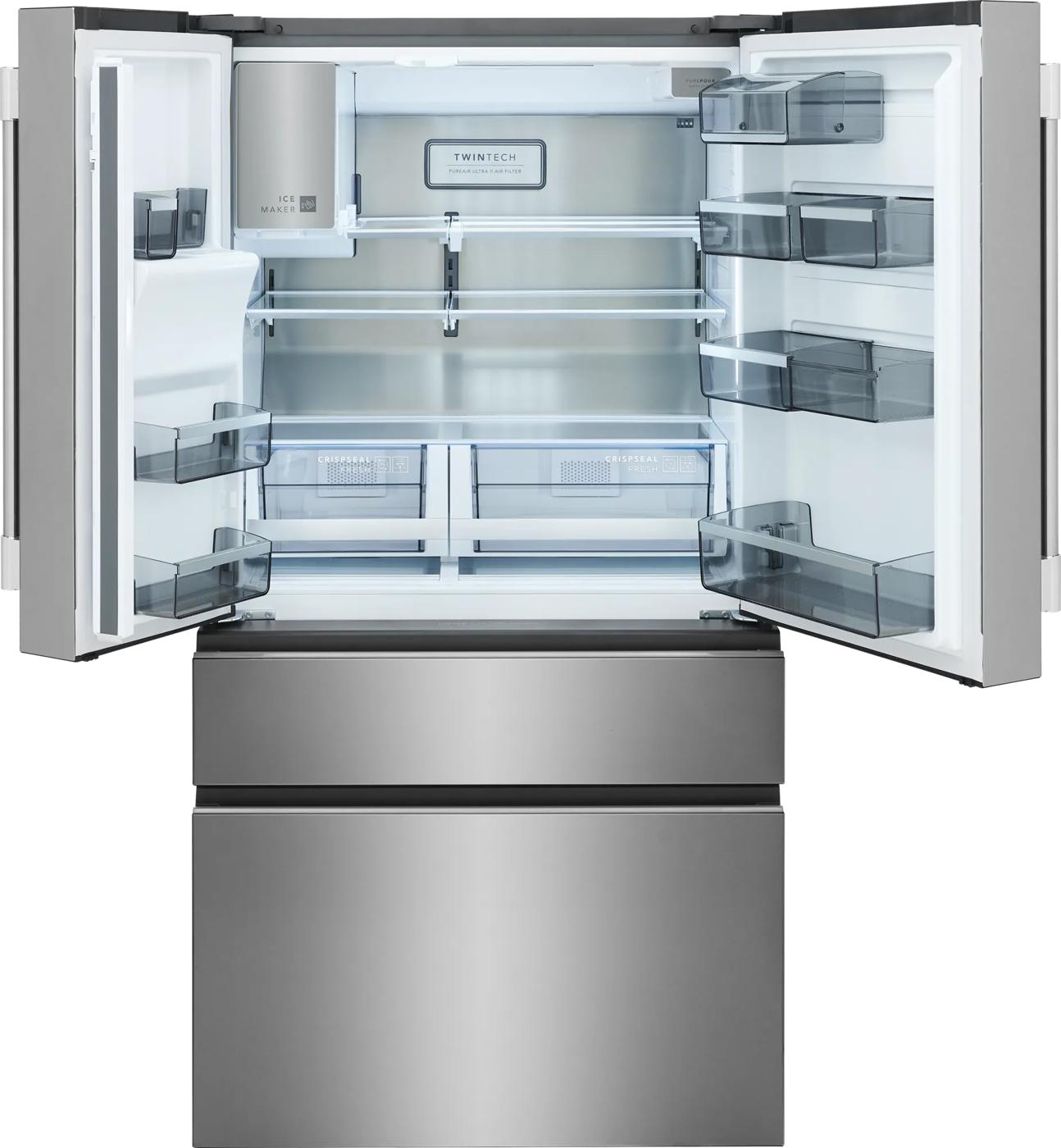 22 Cu. Ft. Counter-Depth 4-Door French Door Refrigerator