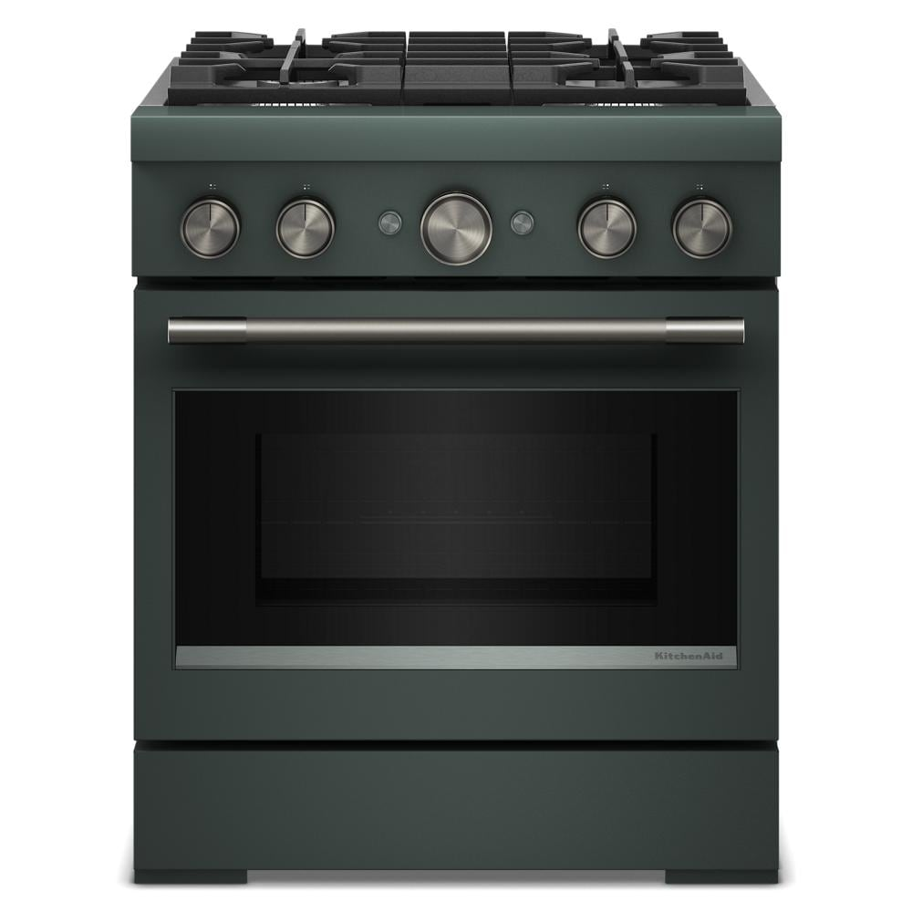 30-Inch 4 Burner Commercial-Style Dual Fuel Range with No Preheat Air Fry Mode
