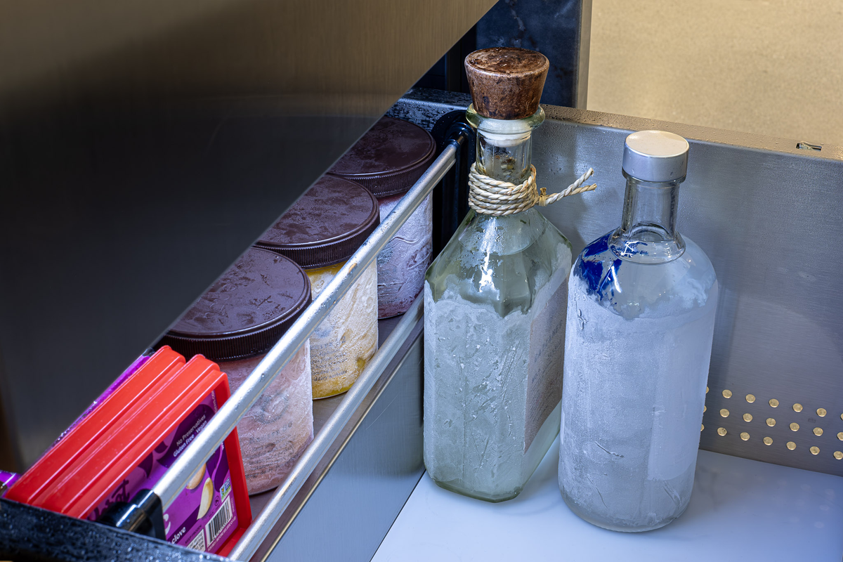 Presrv Refrigerator Freezer Drawers, 24in, SS