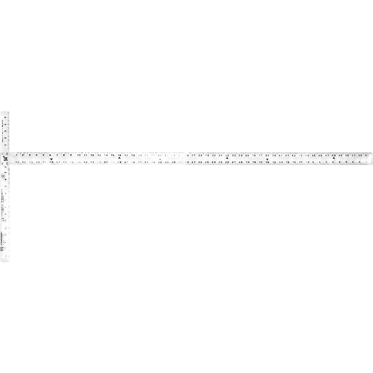 Heavy-duty extruded aluminum drywall square with riveted head, designed for woodworking and measuring tools under $100 collections
