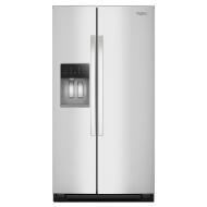 36-inch wide stainless steel side-by-side refrigerator with water and ice dispenser from Appliances collection