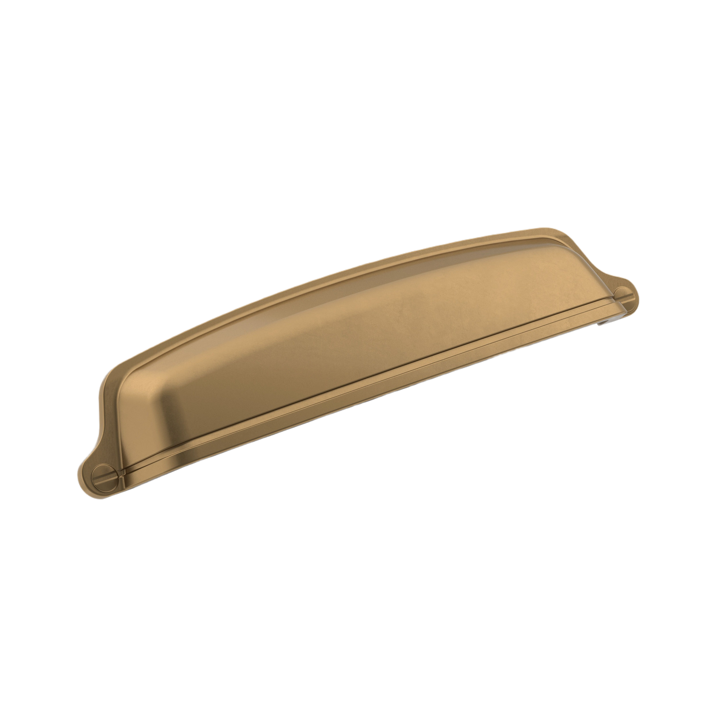 Amerock Stature cup pull in warm champagne bronze finish for cabinet hardware and home improvement needs