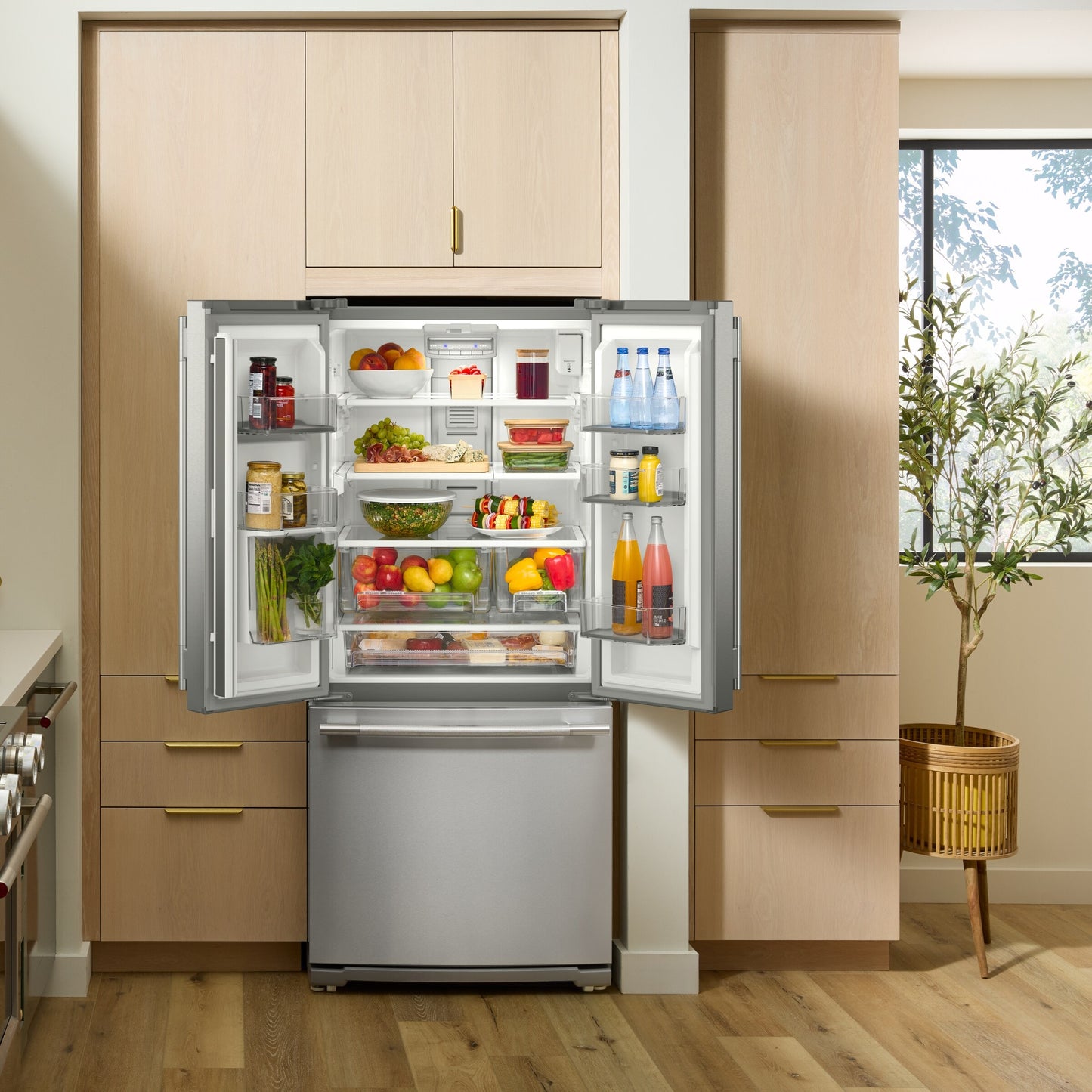 20 cu. Ft. 30-Inch Width Standard Depth French Door Refrigerator with PrintShield® Finish and Interior Dispense