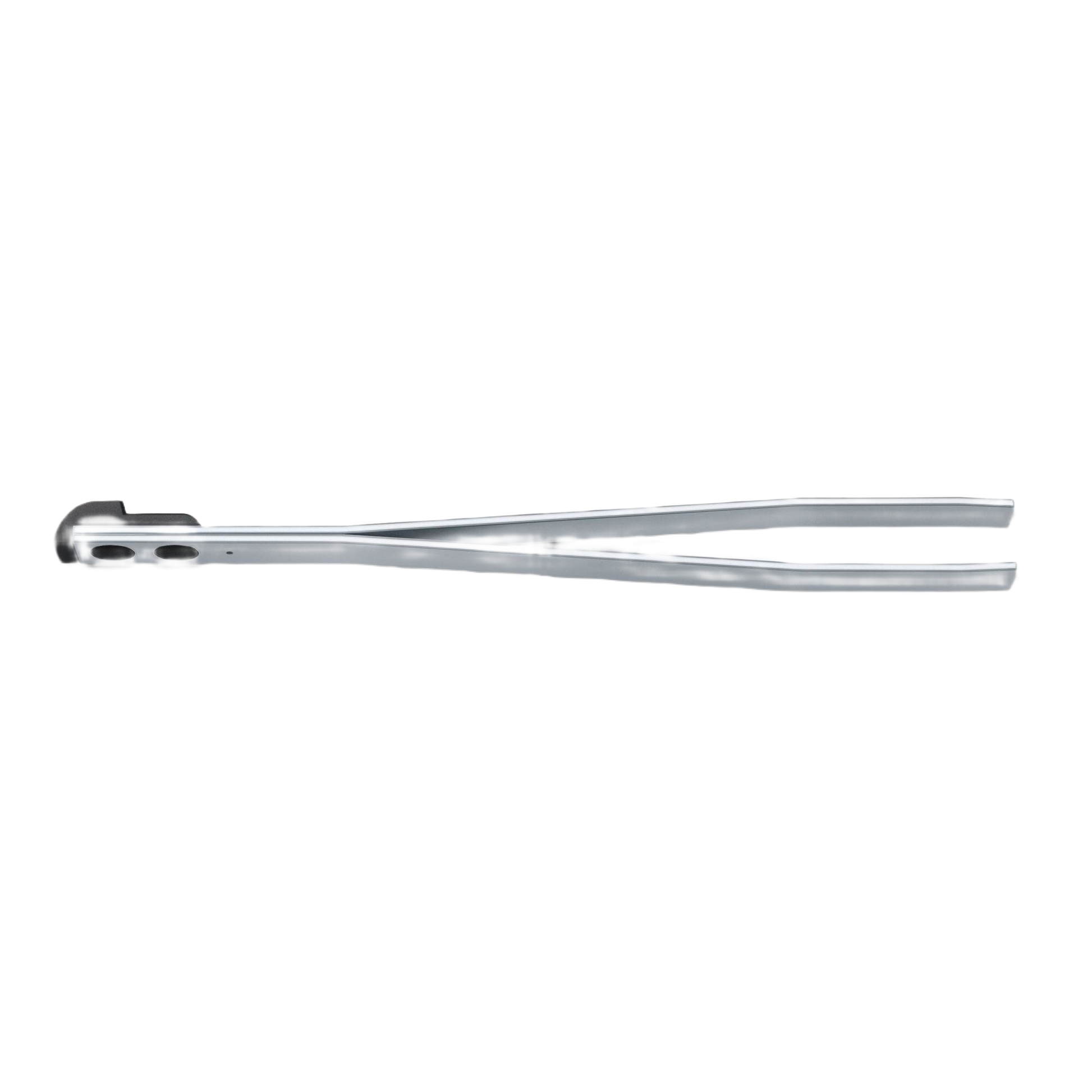 Small black stainless steel tweezers designed for precision tasks in cutting tools and hand tools collections under $50