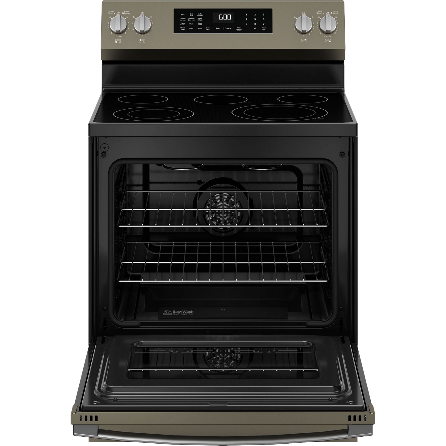 GE® ENERGY STAR® 30" Free-Standing Electric Convection Range with No Preheat Air Fry and EasyWash™ Oven Tray