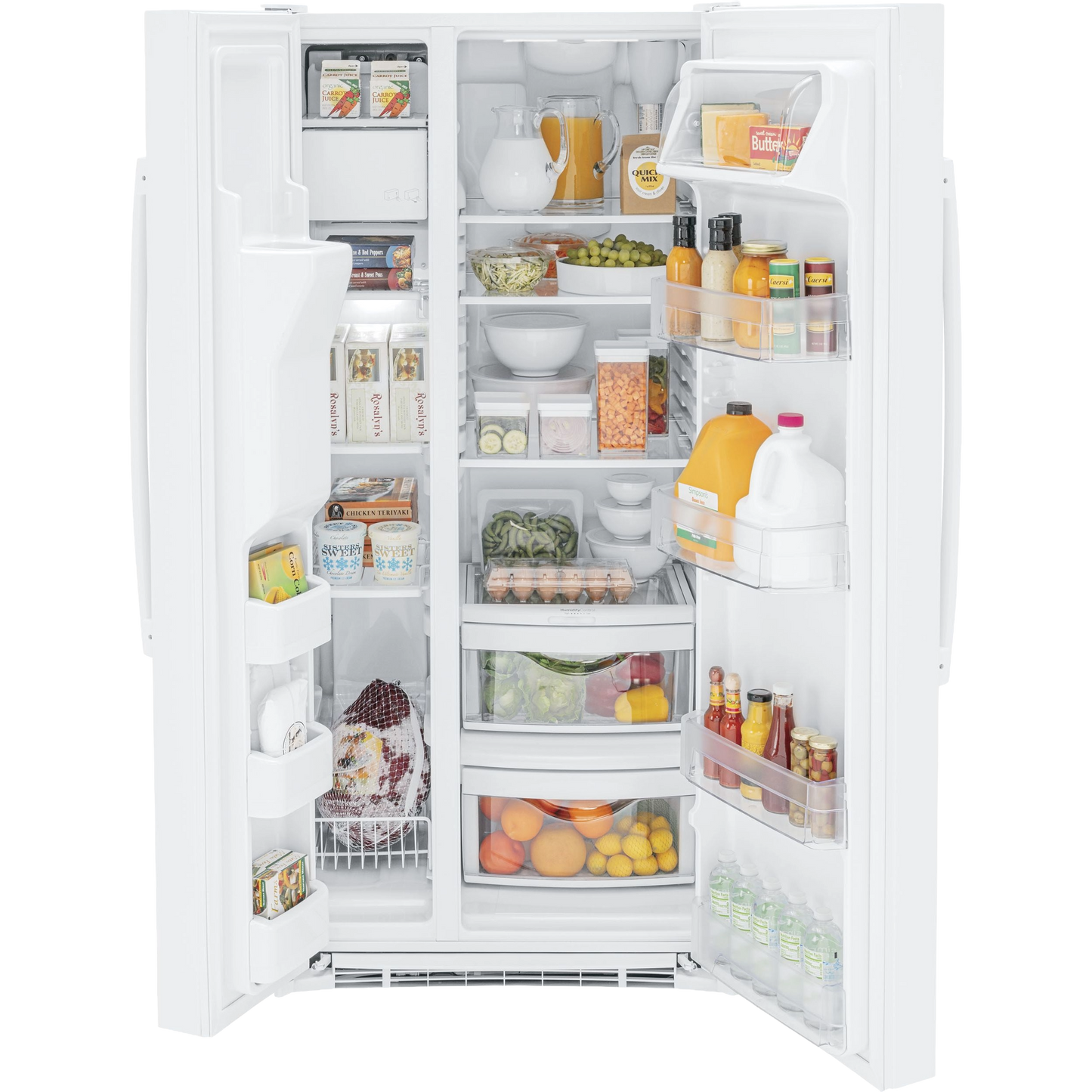 GE® ENERGY STAR® 23.0 Cu. Ft. Side-By-Side Refrigerator