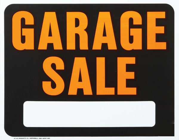 Hy-Ko Garage Sale Sign 15x19 in - Durable & Visible – Hartville