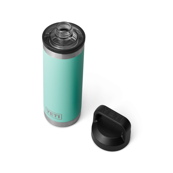 Light turquoise insulated stainless steel bottle with removable black chug cap, from Drinkware and Kitchen & Kitchenware collections under $50