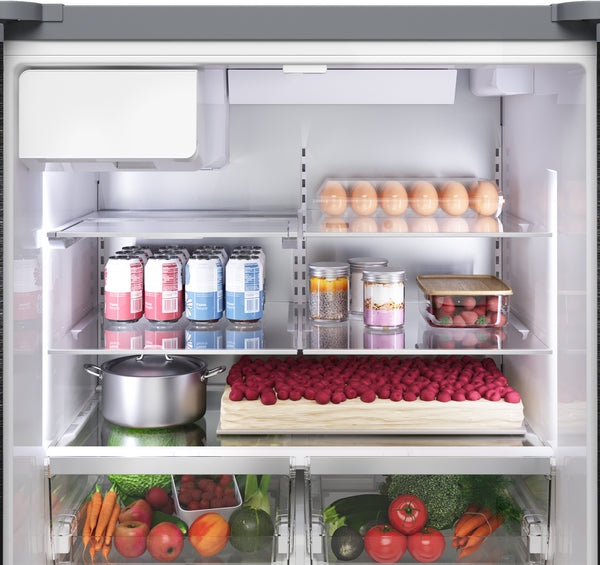 500 Series, French Door Bottom Mount Refrigerator, 36'', Stainless Steel