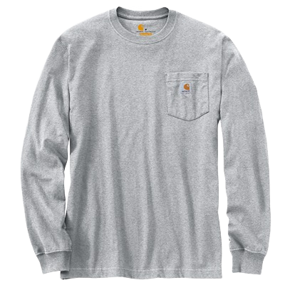 Carhartt Men's Loose Fit Heavyweight Long-Sleeve Pocket T-Shirt