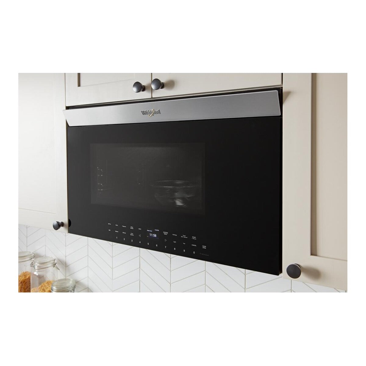 Air Fry Over- the-Range Oven with Flush Built-in Design