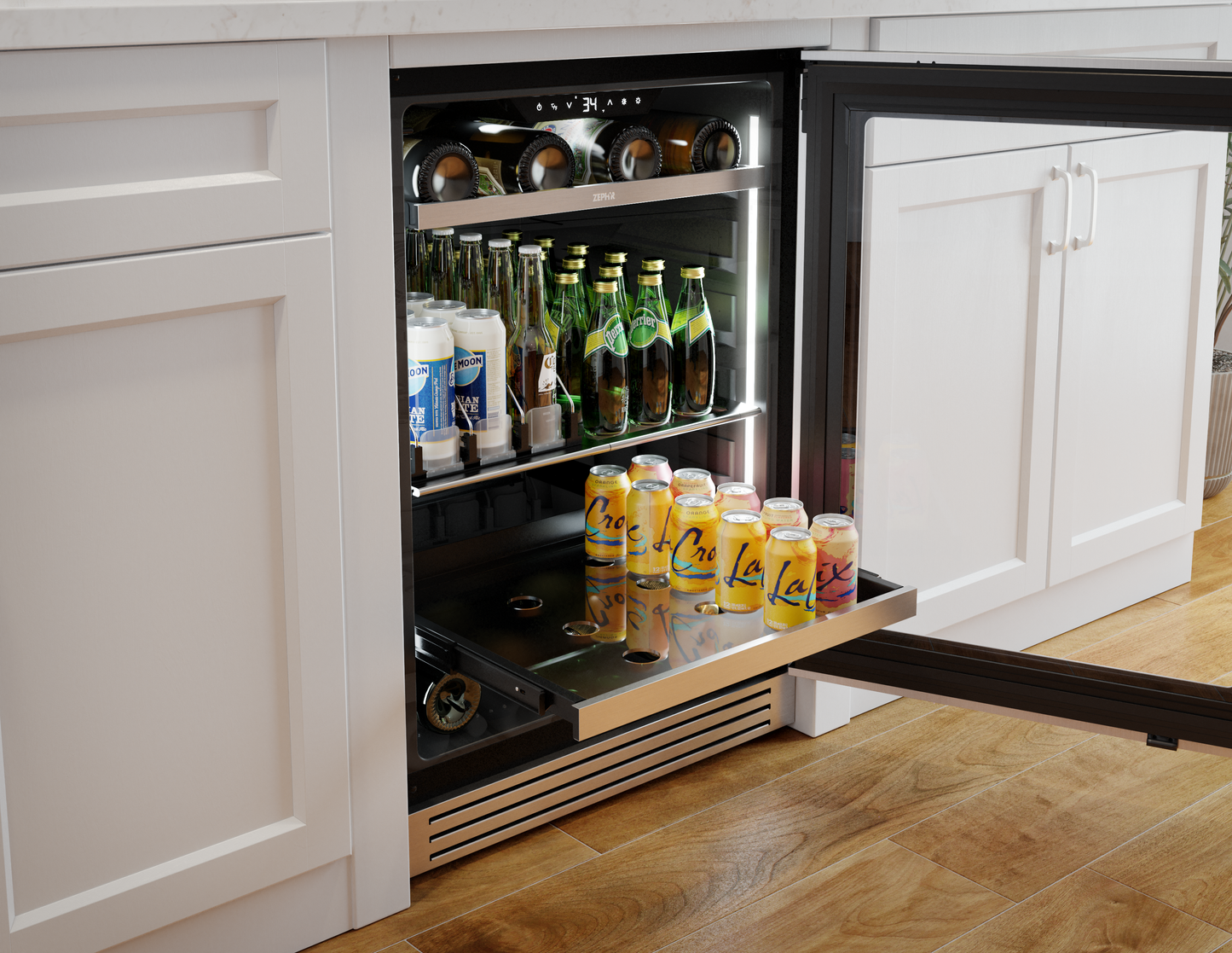 Presrv Pro Bev Cooler, 24in, UC, SS+G, 1Z
